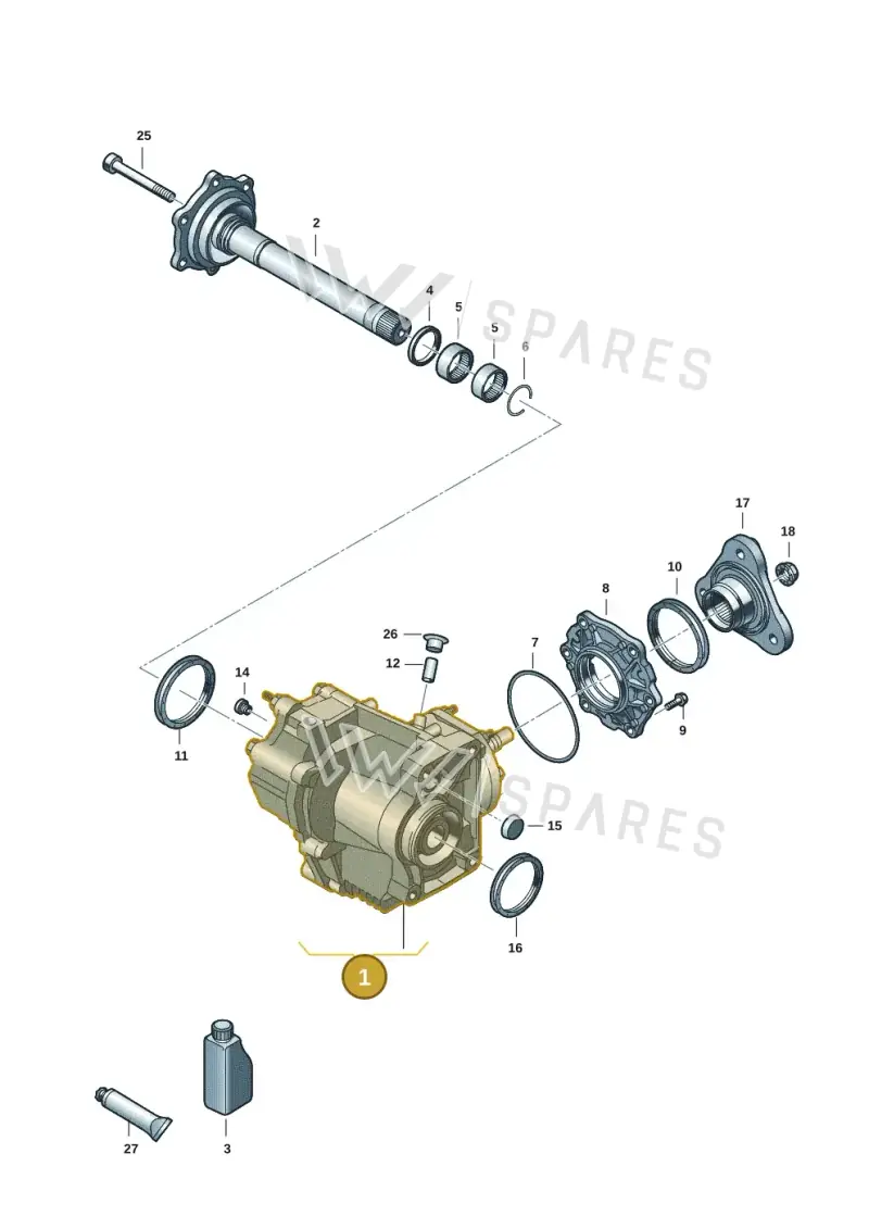 0CN409053AP — Volkswagen Golf 2.0 BlueMotion (2019-2024) diagram 409053041, position 1