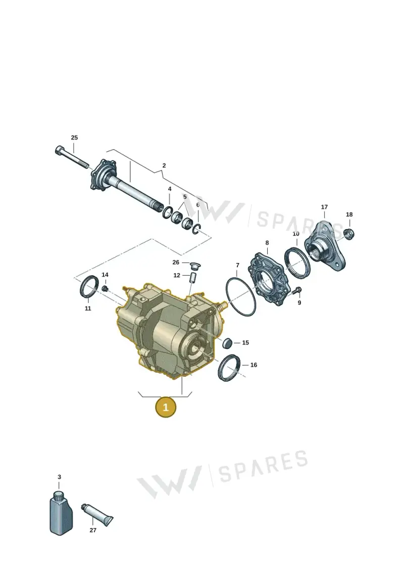 0CN409053AP — Volkswagen Golf 2.0 BlueMotion (2019-2024) diagram 409053051, position 1