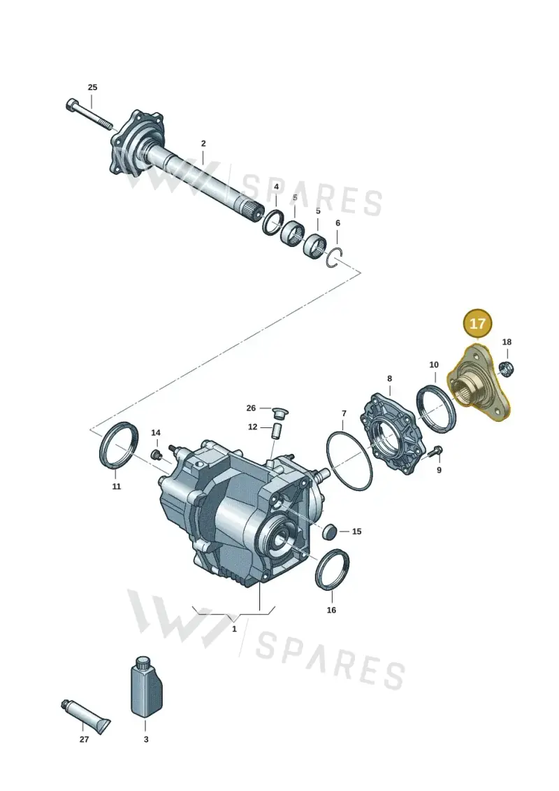 0CN409273 — Volkswagen Golf 2.0 BlueMotion (2019-2024) diagram 409053041, position 17