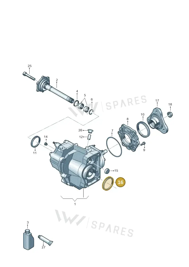 0CN409529A — Volkswagen Caddy Maxi Kombi (2020-2024) diagram 813409010, position 16