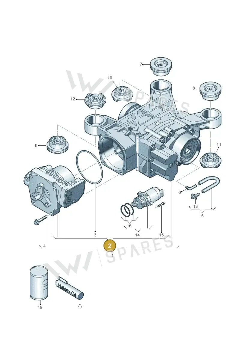 0CQ525207A — Audi Q2 (2016-2025) diagram 803525100, position 2