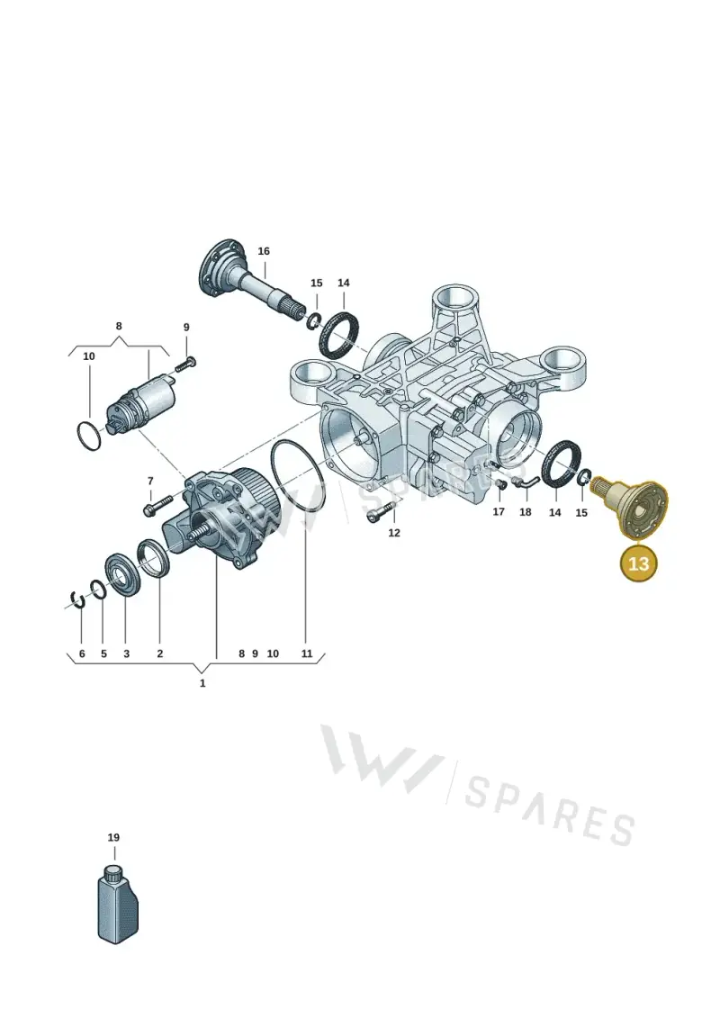 0CQ525351A — Volkswagen Passat estate (2023-) diagram 3j0525100, position 13