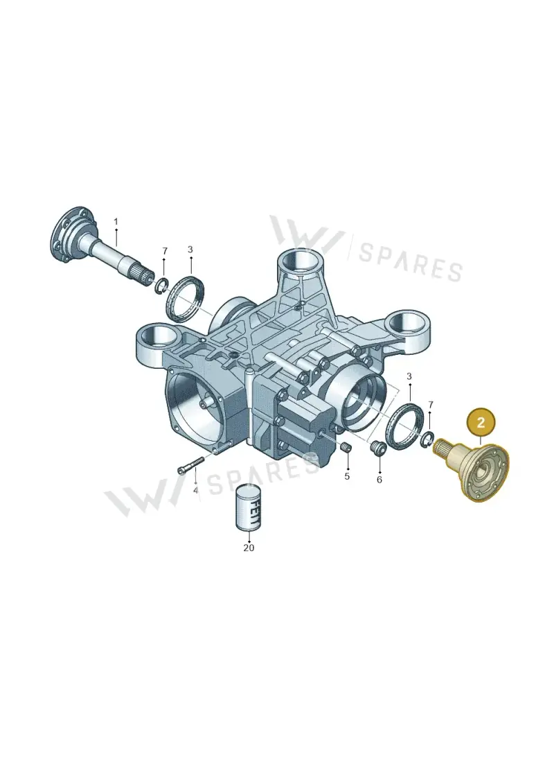 0CQ525351A — Volkswagen Passat saloon (2014-2024) diagram 412525120, position 2