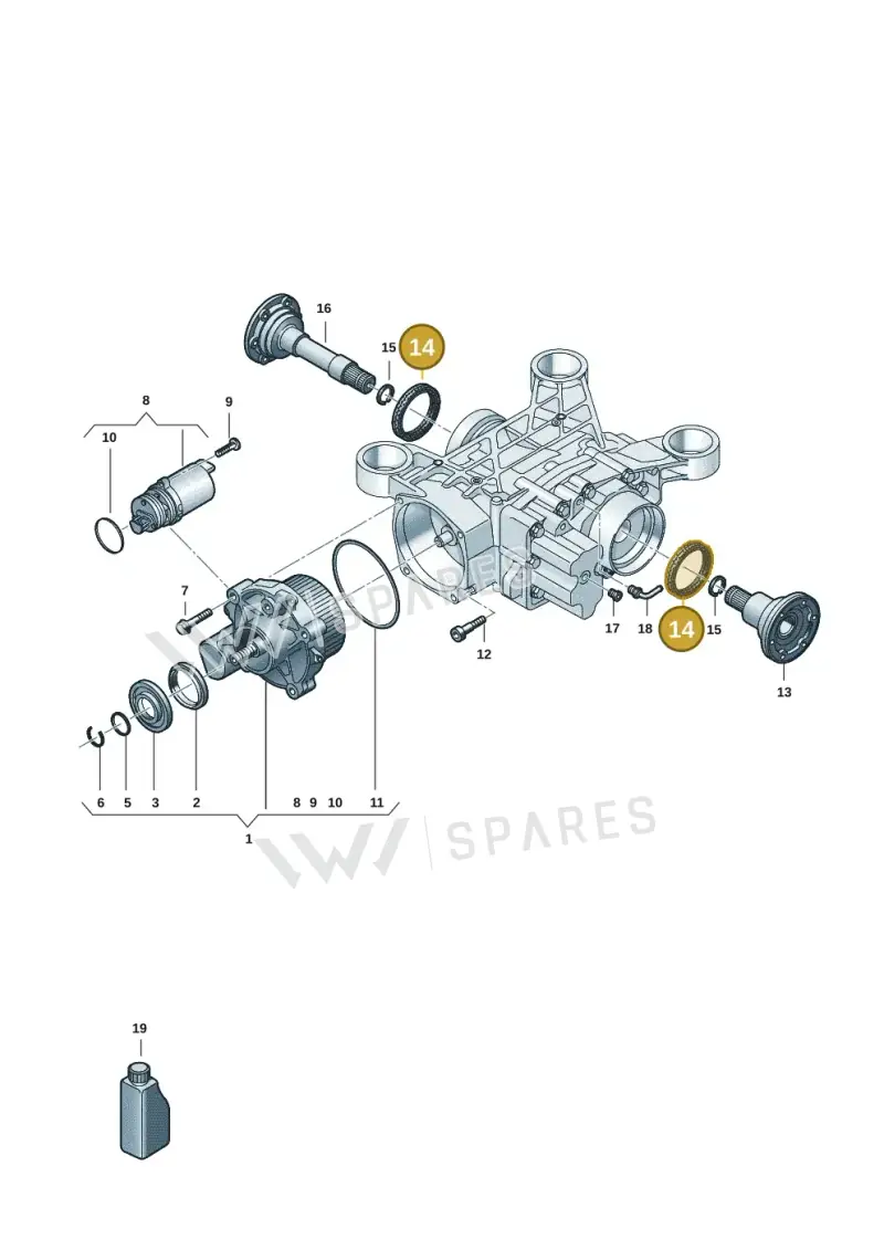 0CQ525596A — Volkswagen Passat estate (2023-) diagram 3j0525100, position 14