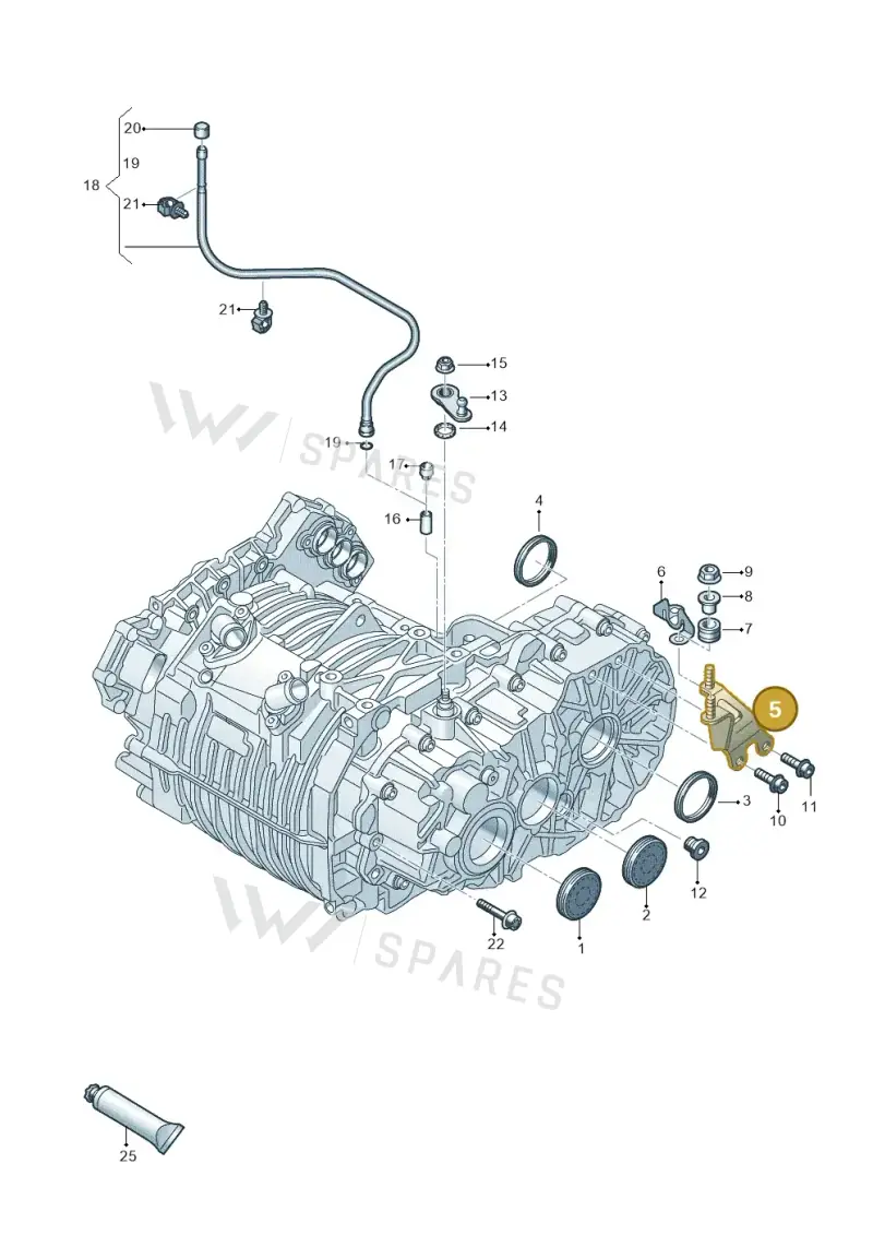 0CZ321396 — Volkswagen E-up! (2016-2023) diagram 899305020, position 5