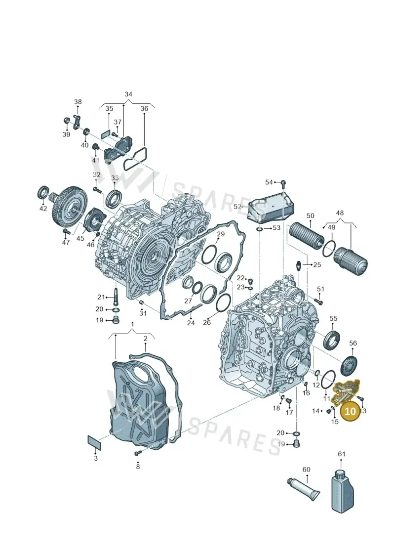 0DD301257B — Volkswagen Passat estate (2023-) diagram 7t0300705, position 10