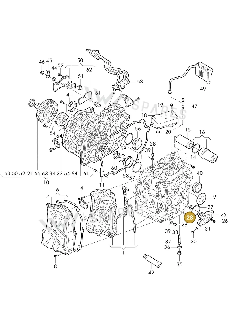 0DD311499A — Volkswagen Tayron (2018-) diagram 432321063, position 28