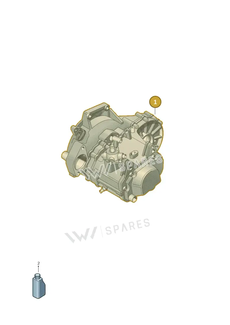 0DF300045E — Volkswagen T-Cross (2018-2025) diagram 587300100, position 1