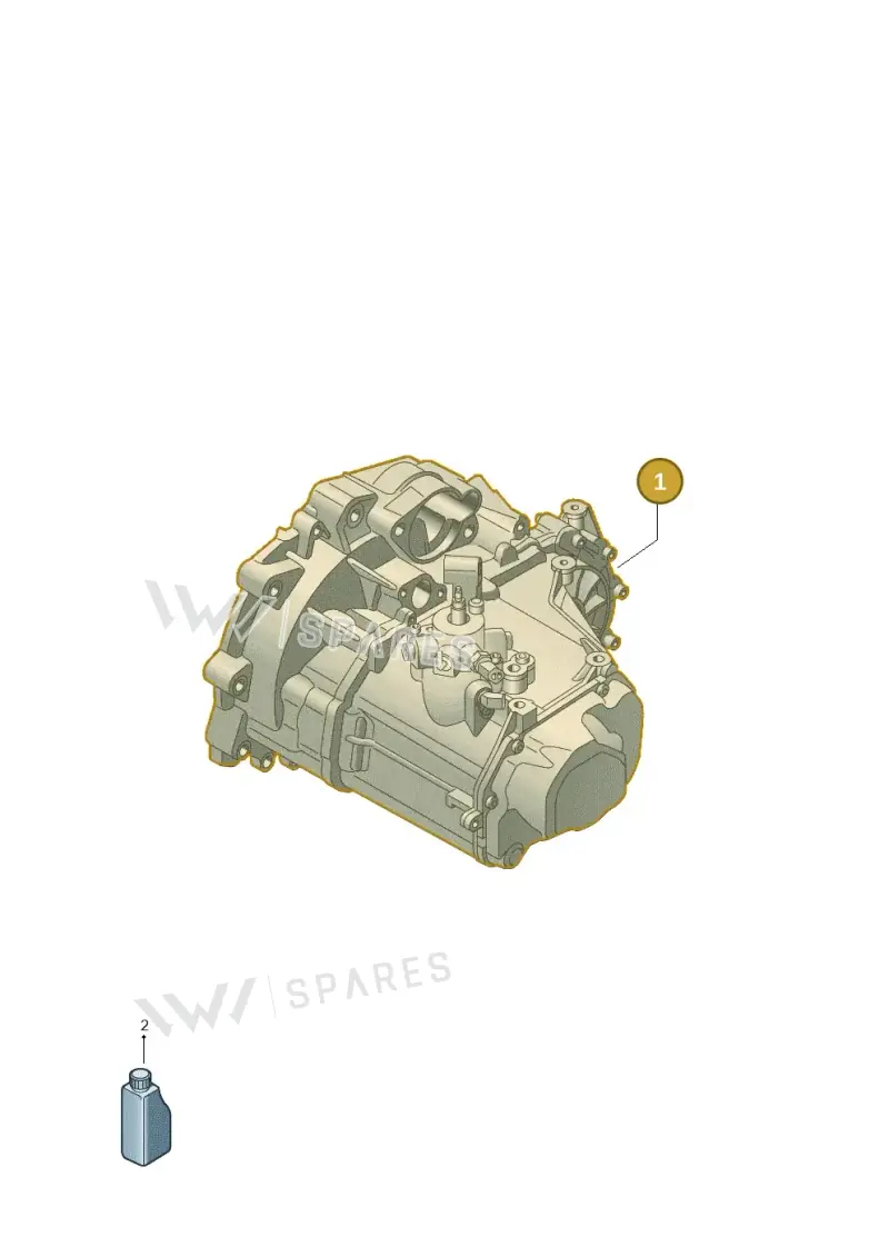 0DF300045L — Audi A1 Sportback (2018-2025) diagram 773300050, position 1