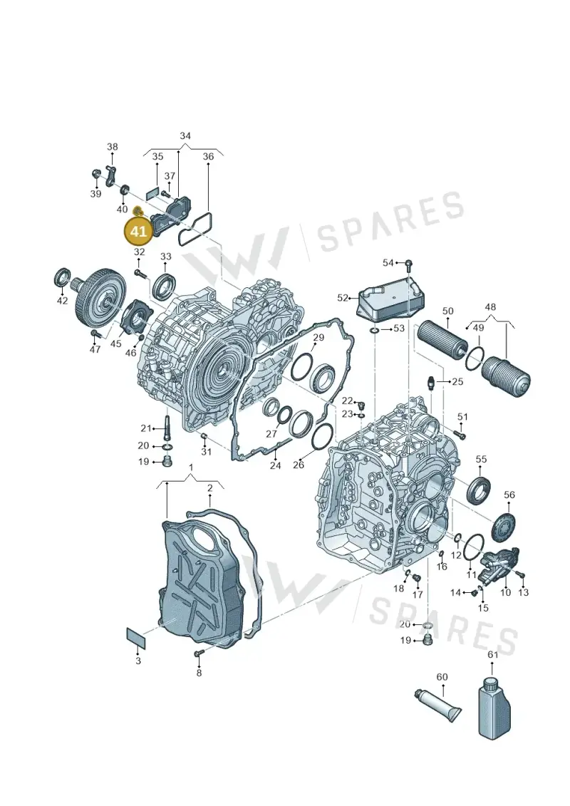 0EA122444 — Volkswagen Passat estate (2023-) diagram 7t0300705, position 41