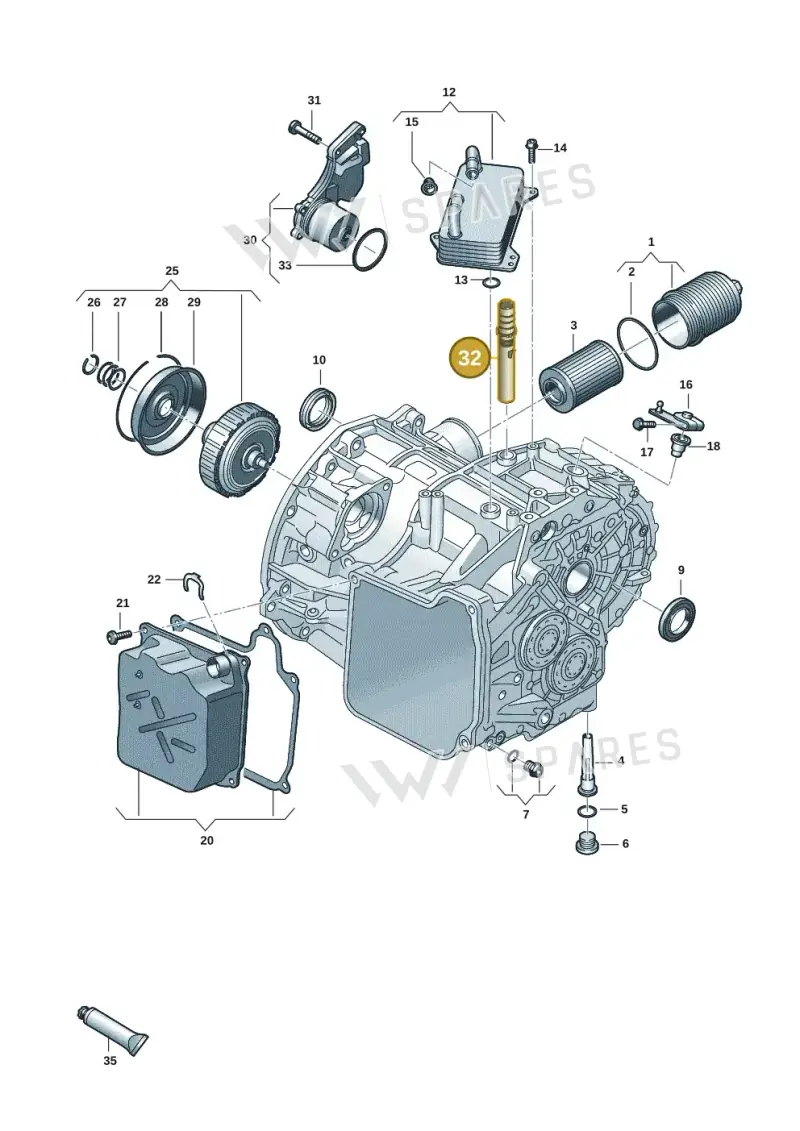 0GC301047D — Volkswagen Caddy Maxi Kombi (2020-2024) diagram 813300602, position 32