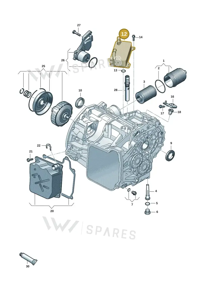0GC317019C — Volkswagen Tiguan 2.0 4Motion (2017-2024) diagram 827300655, position 12