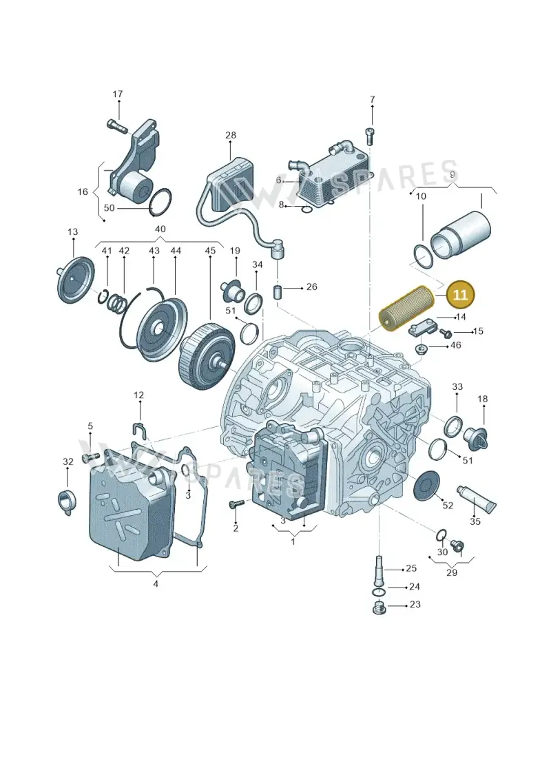 0GC325183D — Volkswagen Tiguan (2024-) diagram 589321650, position 11