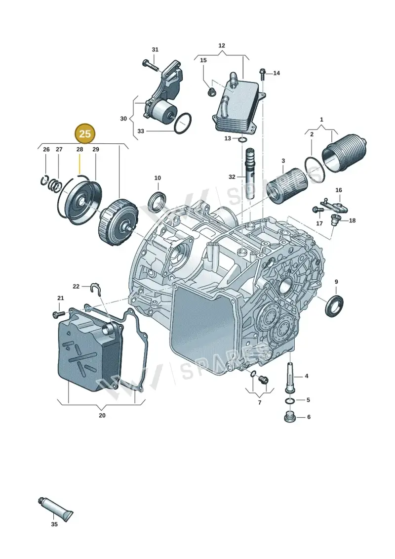 0GC398029B — Volkswagen Golf (2019-2025) diagram 813300602, position 25