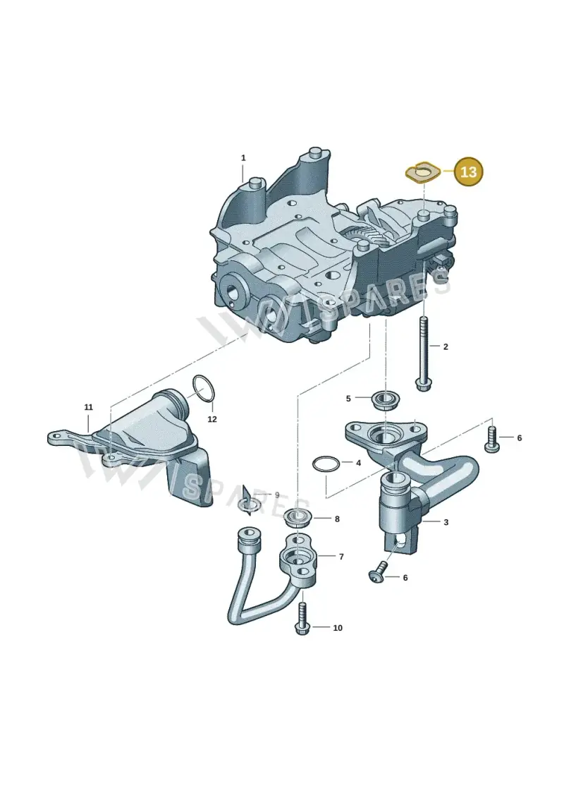 0XW103934AJ — Volkswagen Amarok twin cab (2022-) diagram 2hb115002, position 13