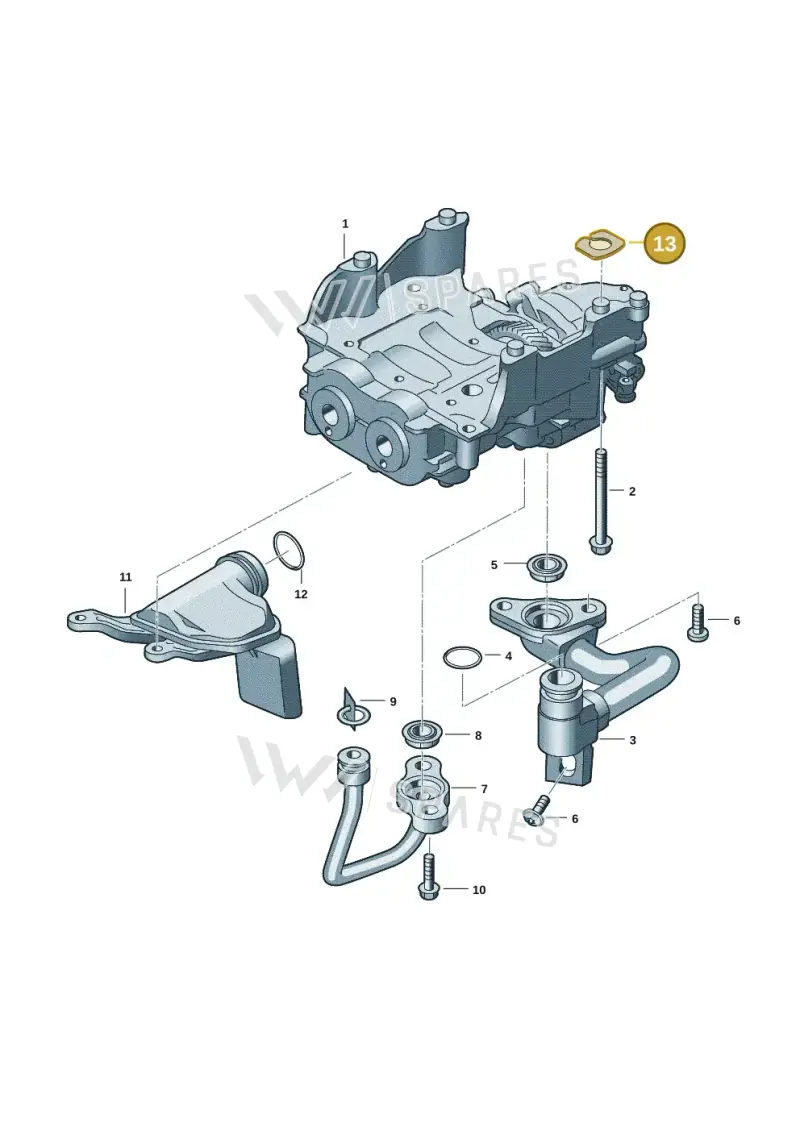 0XW103934BA — Volkswagen Amarok twin cab (2022-) diagram 2hb115002, position 13