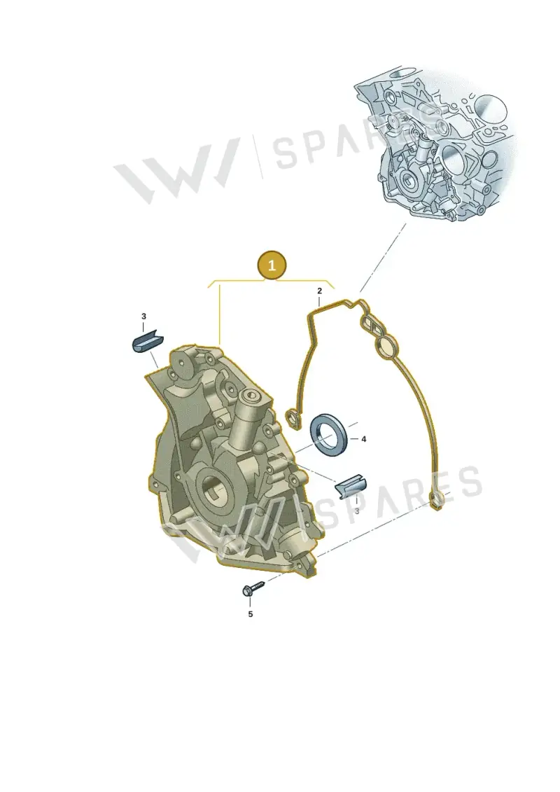 0XW115103A — Volkswagen Amarok twin cab (2022-) diagram 2hb115150, position 1