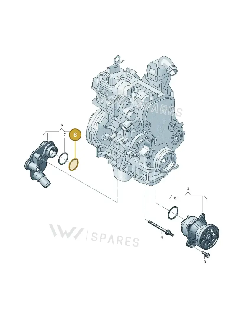 0XW321181E — Volkswagen Amarok (2022-2025) diagram 2hb121080, position 8