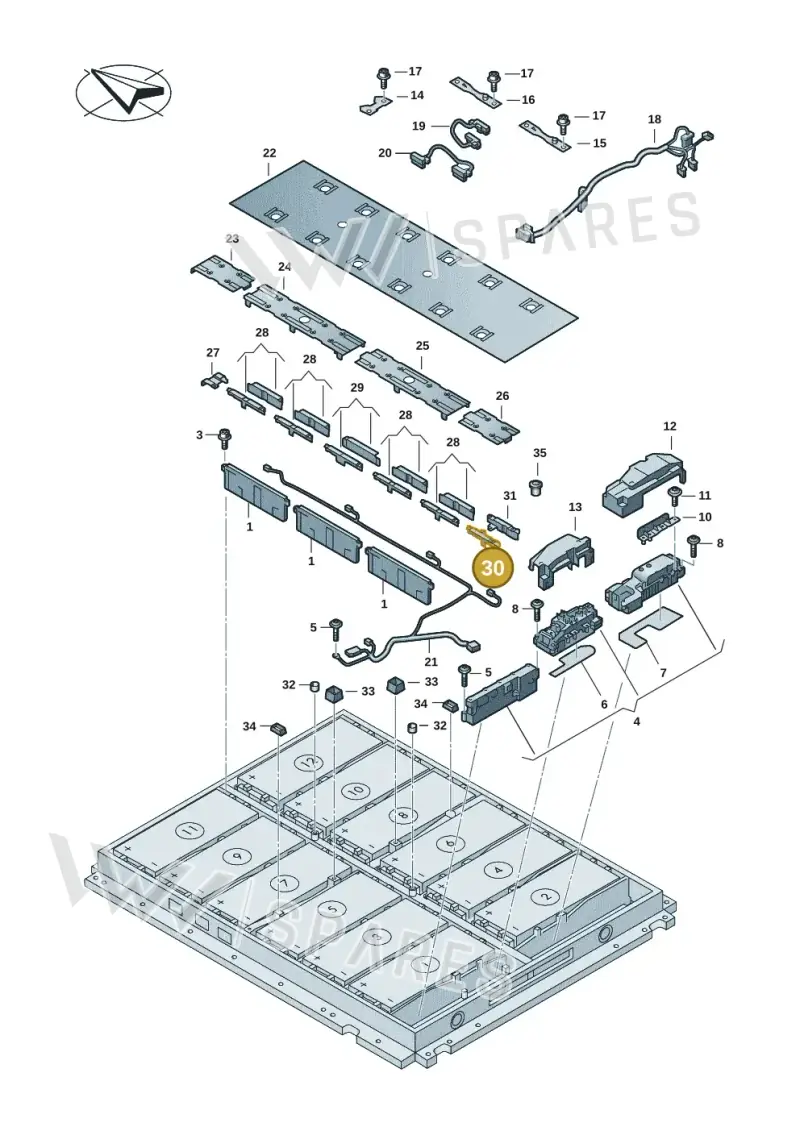 0Z1903191F — Volkswagen ID.Buzz (2022-) diagram 082915055, position 30