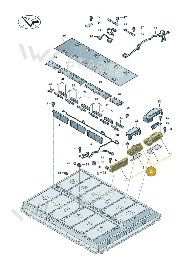 0Z1998184AC — Volkswagen ID.Buzz (2022-) diagram 082915055, position 4