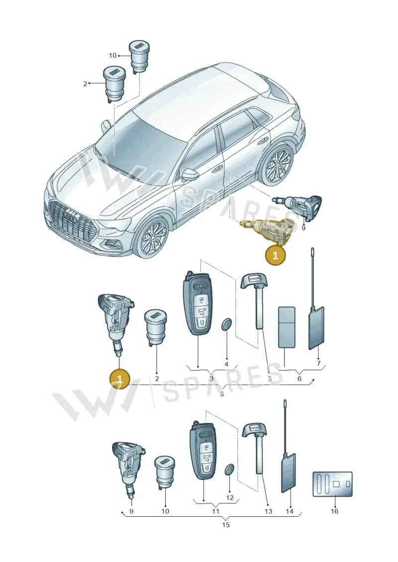 107837168HD — Audi Q4 Sportback (2021-2025) diagram 89a837010, position 1