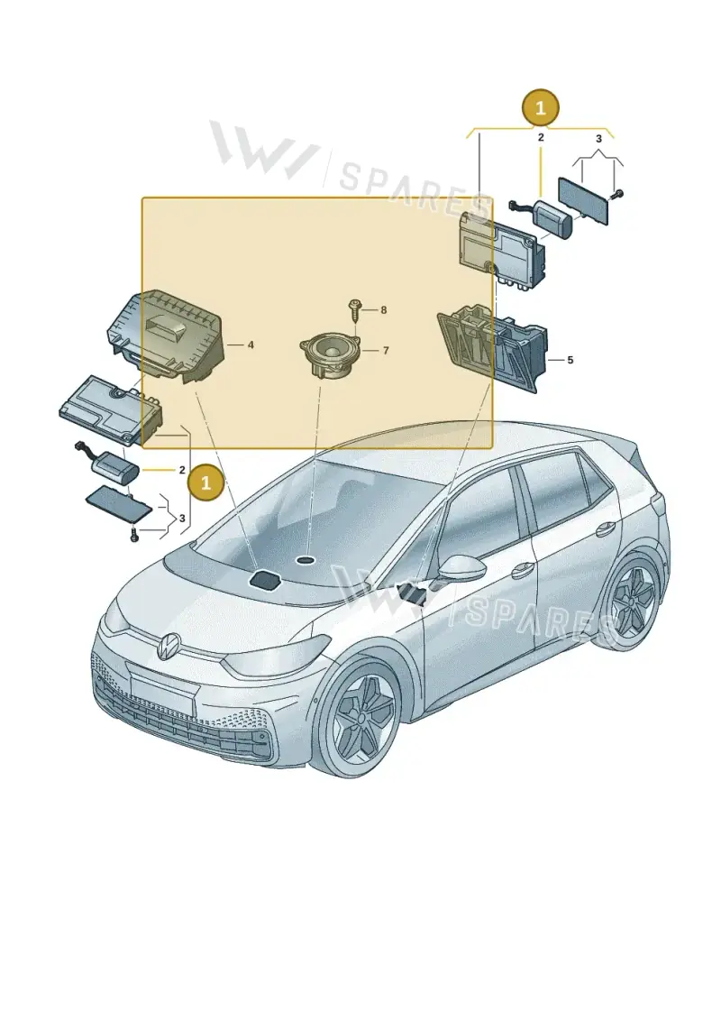 10A035284C — Volkswagen ID.3 Pro (2019-2024) diagram 10a035060, position 1