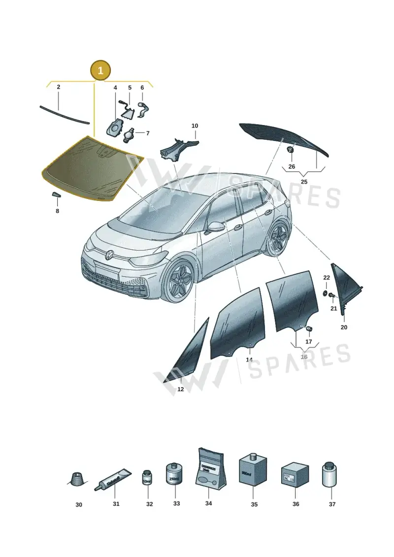 10B845011BNVB — SEAT EBoost CUPRA (2021-) diagram 10a845000, position 1