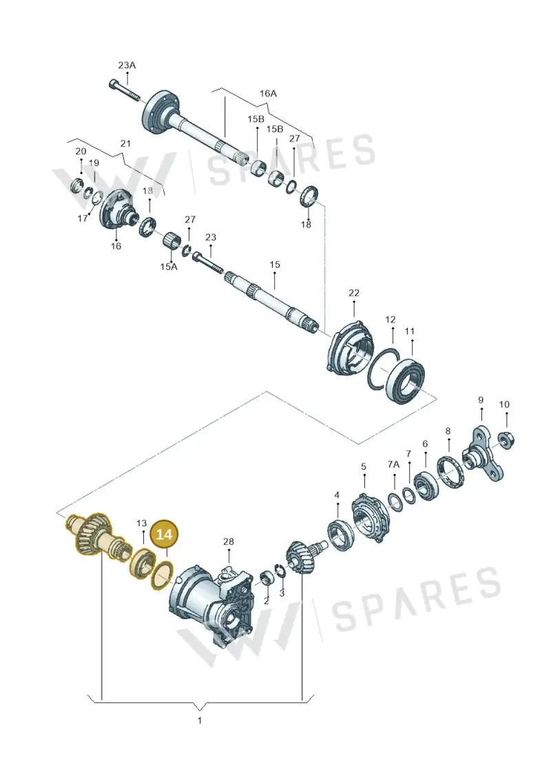 113517204A — Volkswagen Jetta/Wagon (2002-2006) diagram 194409460, position 14