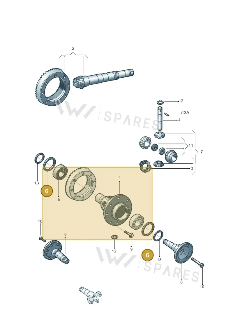 113517204A — Volkswagen Kombi (2011-) diagram 308517200, position 6