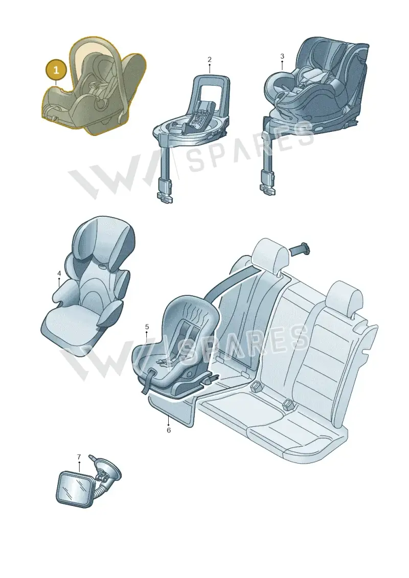 11A019900 — Volkswagen Passat estate (2023-) diagram 2f0019010, position 1