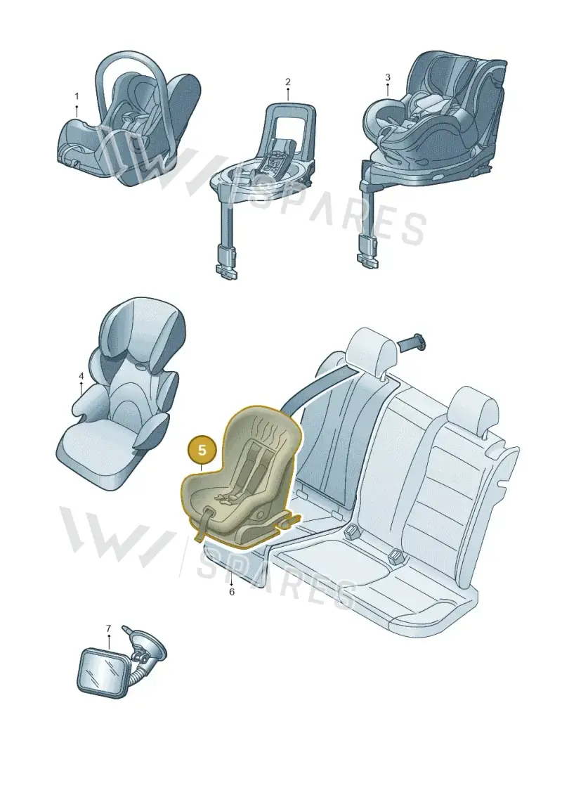 11A019909 — Volkswagen Passat estate (2023-) diagram 2f0019010, position 5