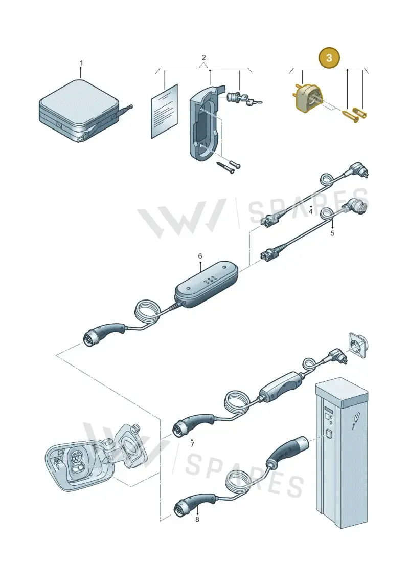 11A054410E — Volkswagen Passat estate (2023-) diagram 7t0054040, position 3