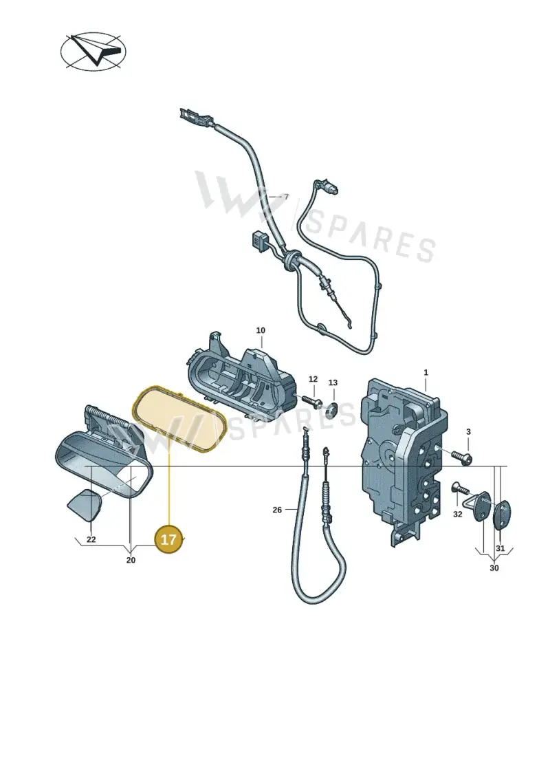 11A837209B9B9 — Volkswagen ID.4 Pro (2020-2023) diagram 11a837000, position 17
