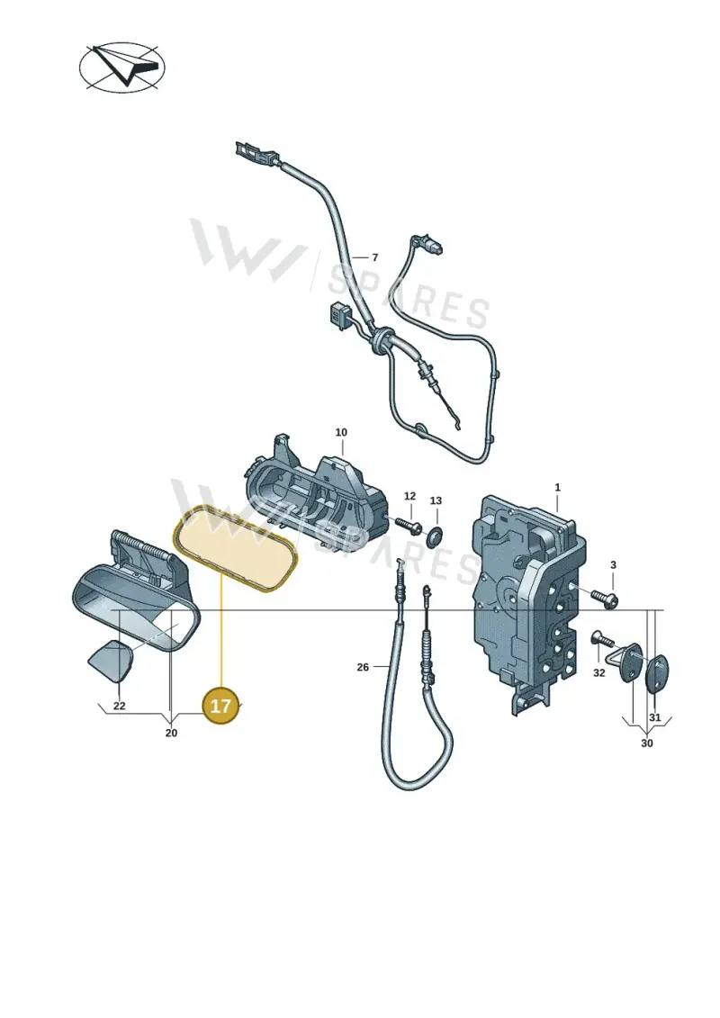 11A837210A9B9 — Volkswagen ID.4 Pro (2020-2023) diagram 11a837000, position 17