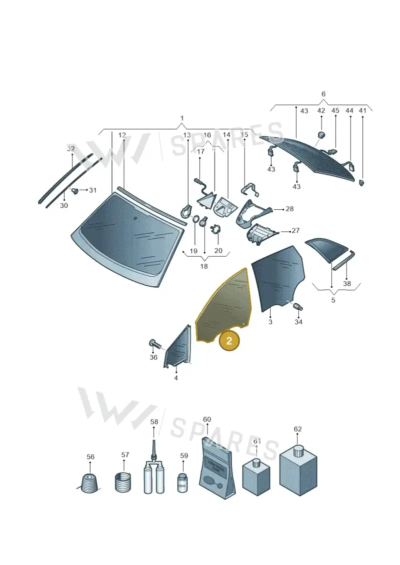 11A845021 — Audi Q4 Sportback (2021-2025) diagram 89a845000, position 2