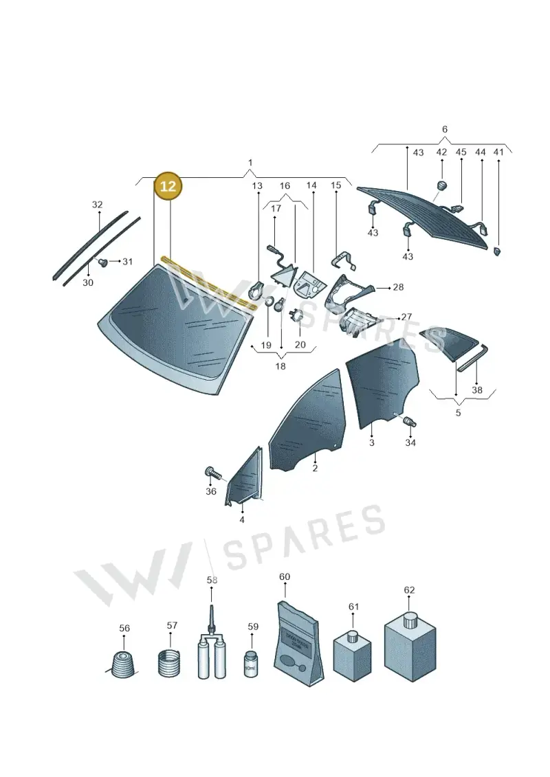 11A845132 — Audi Q4 Sportback (2021-2025) diagram 89a845000, position 12