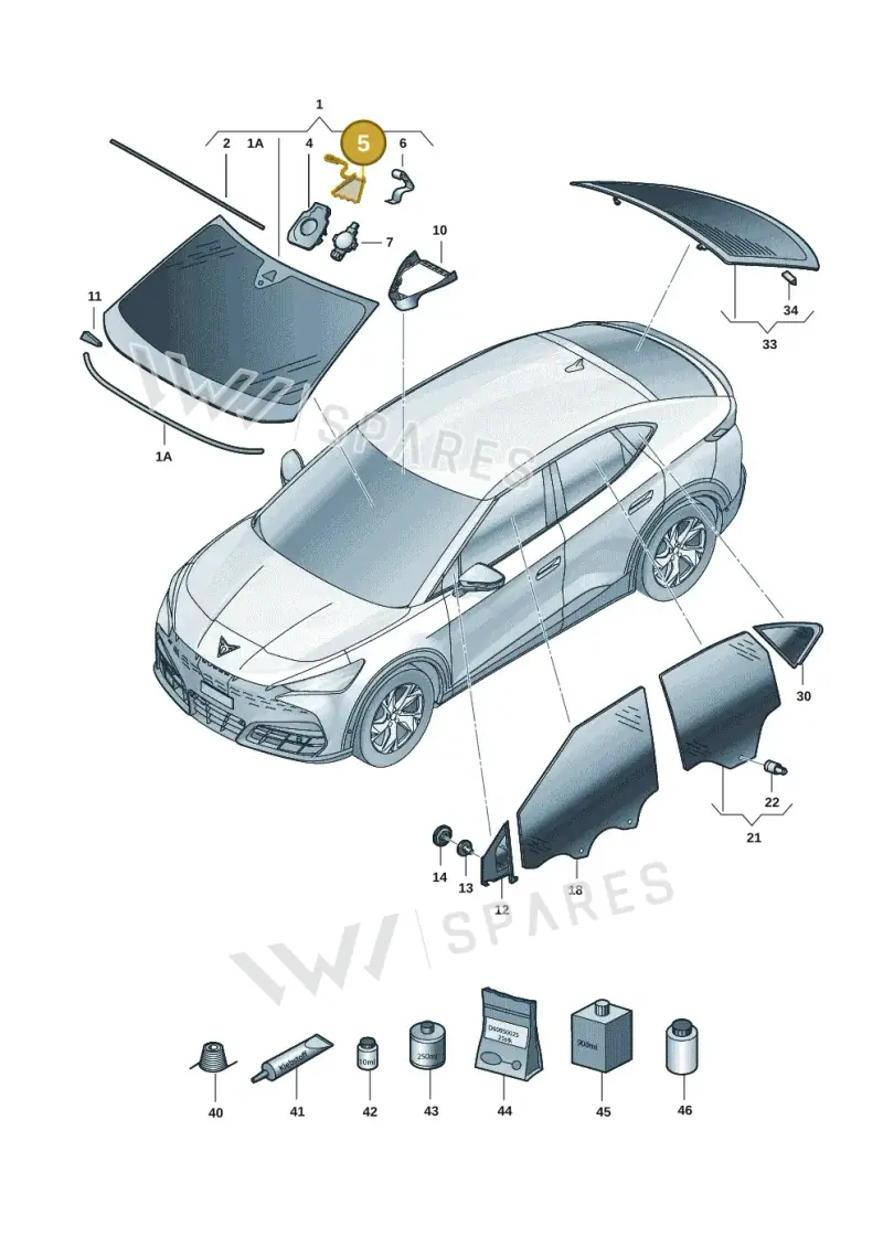 11A862505 — SEAT CUPRA Tavascan (2023-) diagram 20h845000, position 5