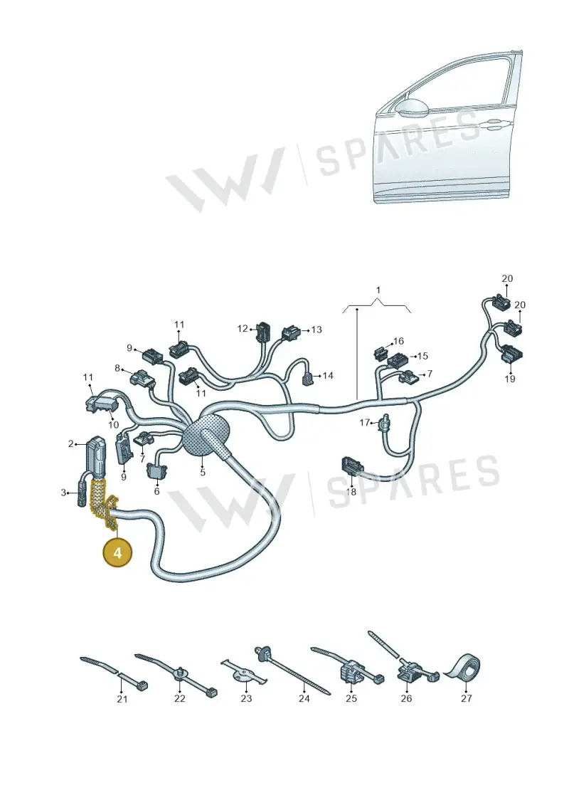 11A959845A — SEAT CUPRA Tavascan (2023-) diagram 20h972033, position 4