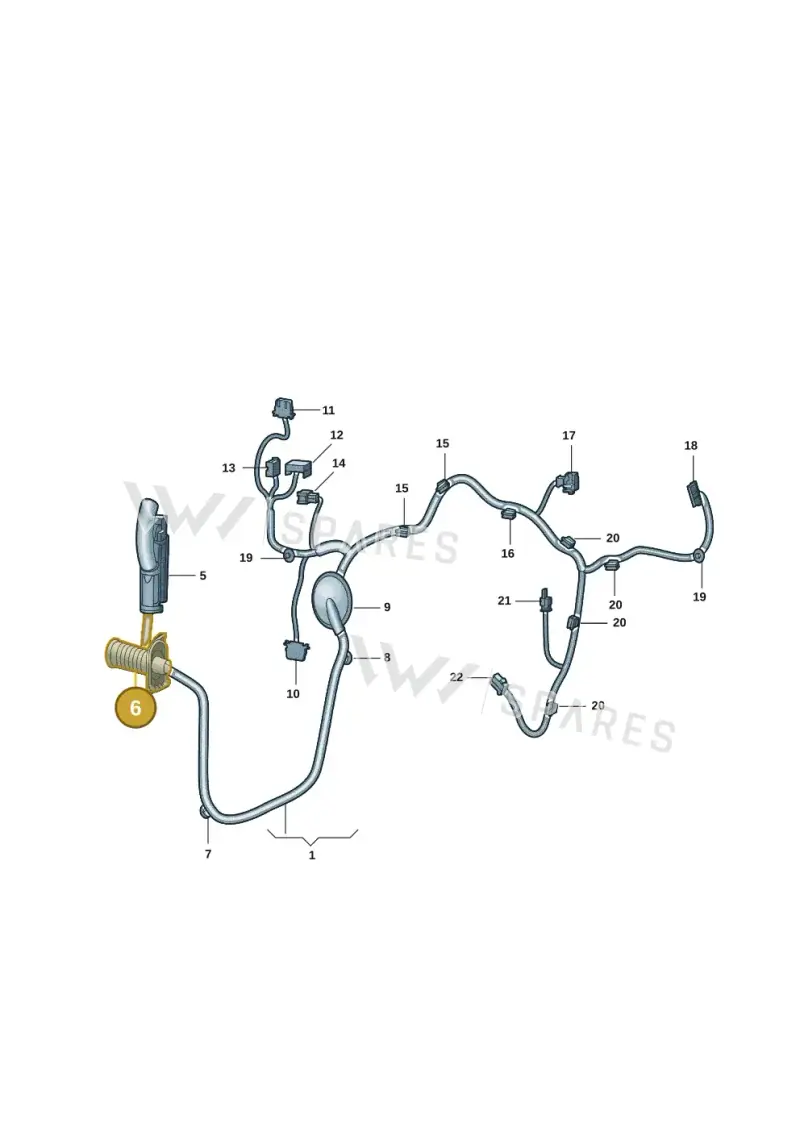 11A959845A — Audi Q5 e-tron (2021-) diagram 89d972033, position 6
