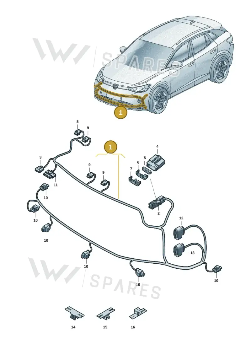 11A971095S — Volkswagen ID.4 (2020-2025) diagram 11a971000, position 1