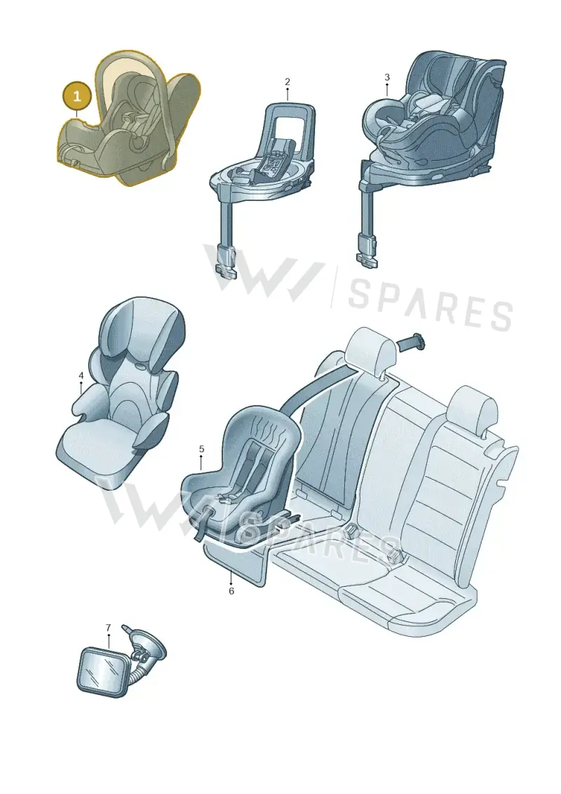 11G019900 — Volkswagen Passat Estate (2023-2025) diagram 2f0019010, position 1