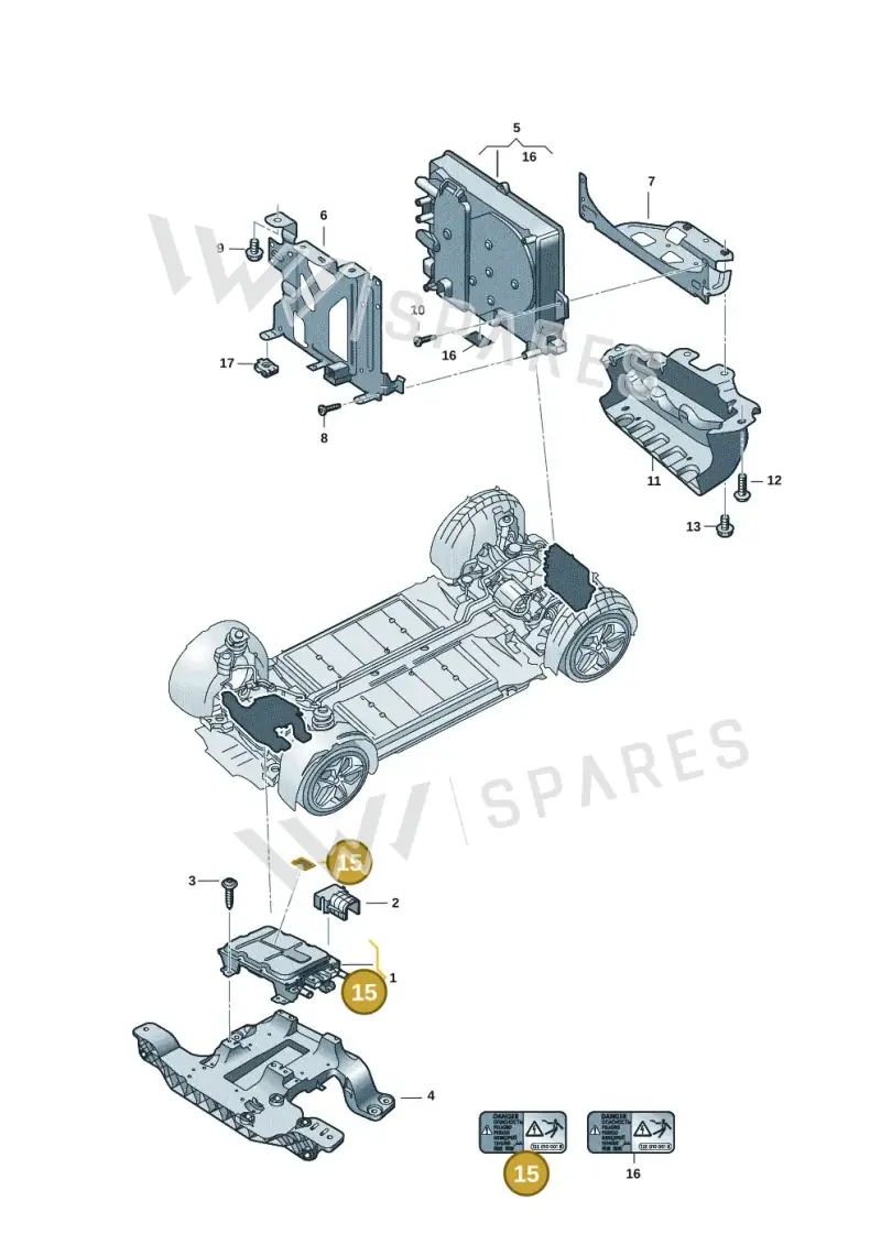 12E010001F — Volkswagen Aero saloon (2023-) diagram 10a907190, position 15