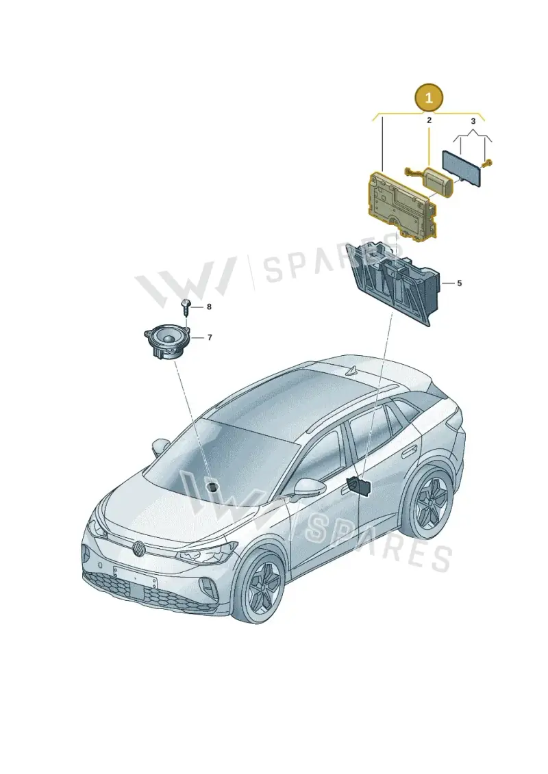 14A035284 — Volkswagen ID.4 Pro (2020-2023) diagram 11a035060, position 1