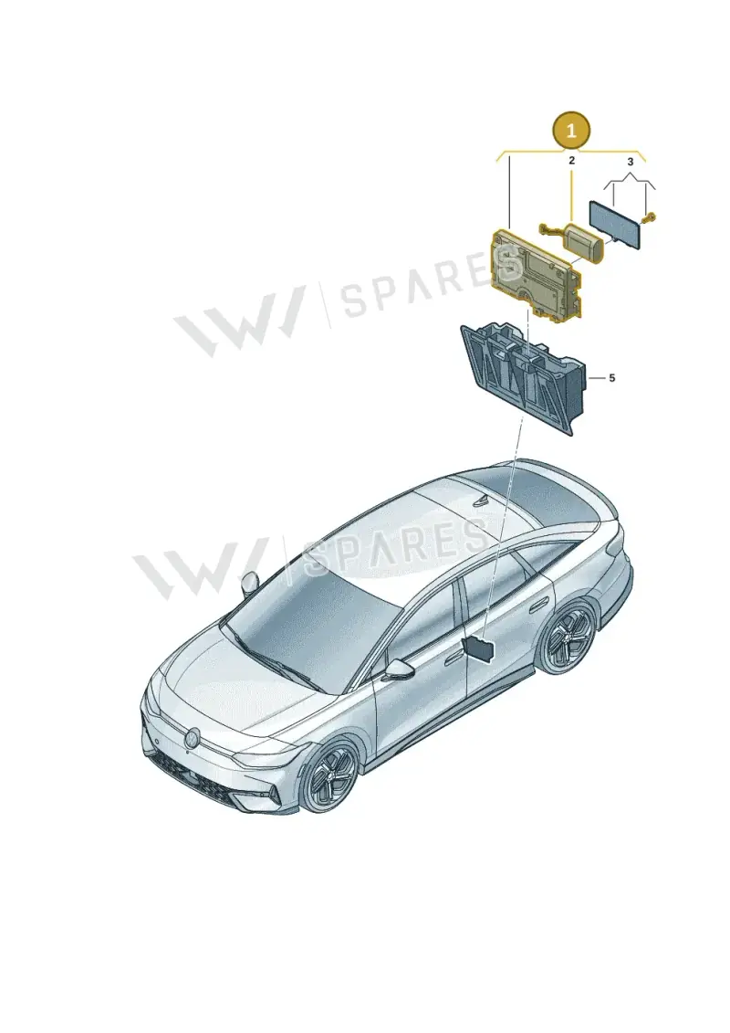 14A035284B — Volkswagen ID.7 Limousine Pro (2023-) diagram 14b035600, position 1