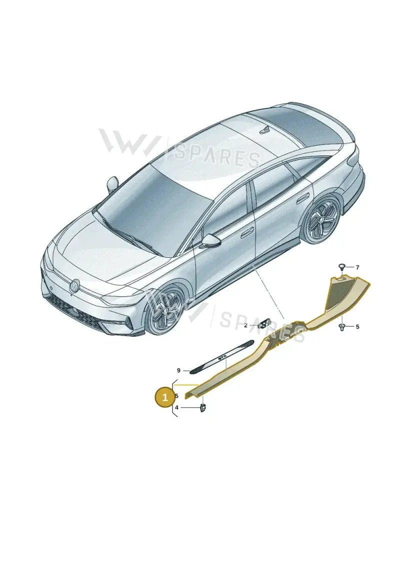 14A853371A4PK — Volkswagen ID.7 Limousine Pro (2023-) diagram 14b853100, position 1