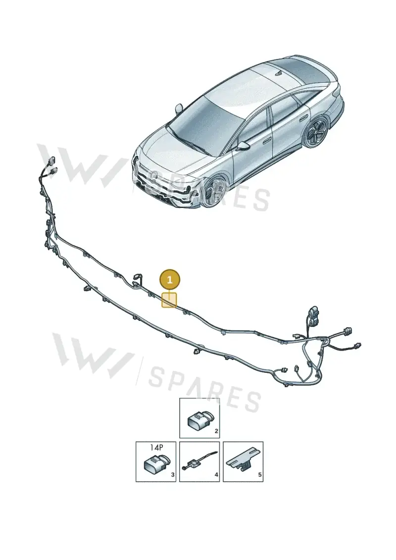 14A971095AH — Volkswagen ID.7 (2023-2025) diagram 14b971000, position 1