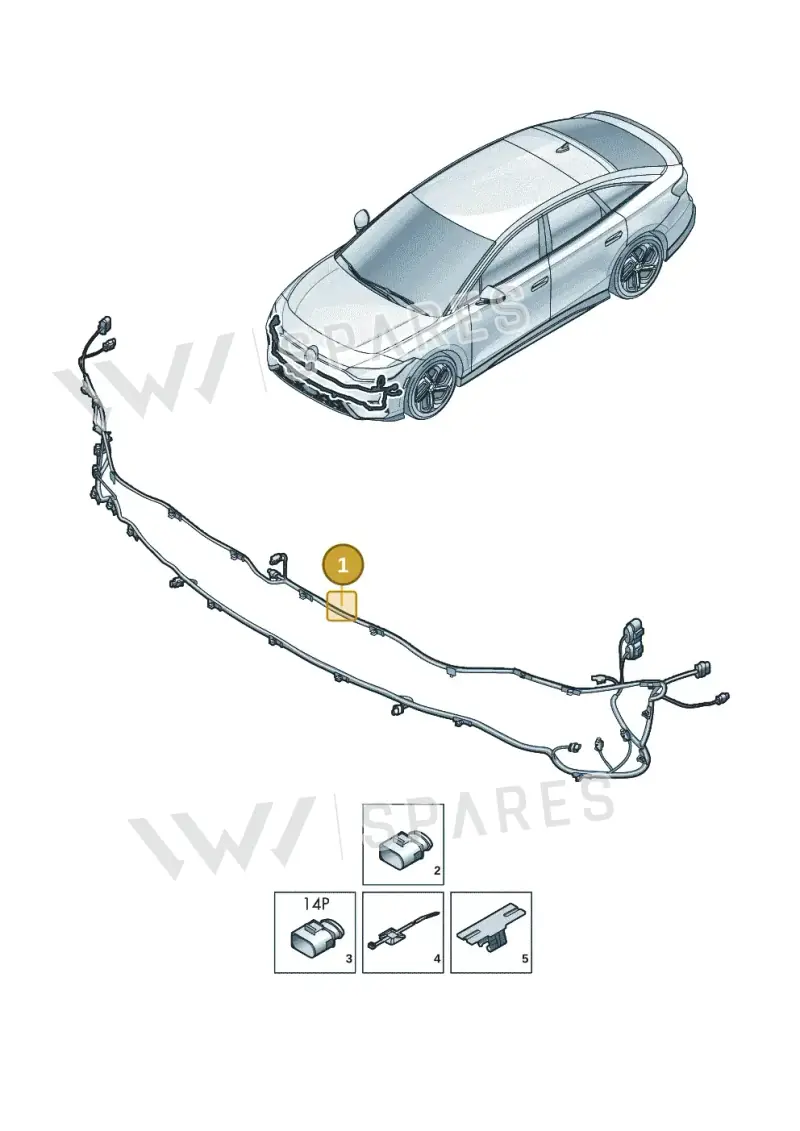 14A971095N — Volkswagen ID.7 (2023-2025) diagram 14b971000, position 1