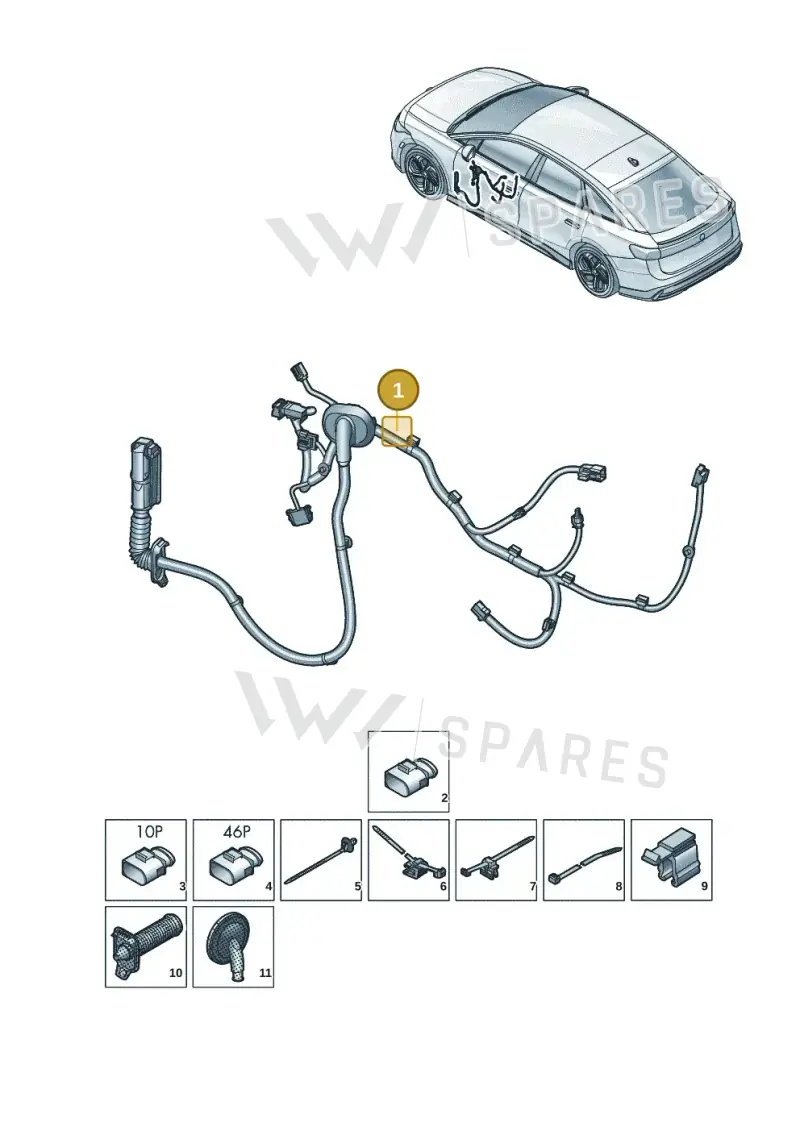14A971120AC — Volkswagen ID.7 (2023-2025) diagram 14b972300, position 1