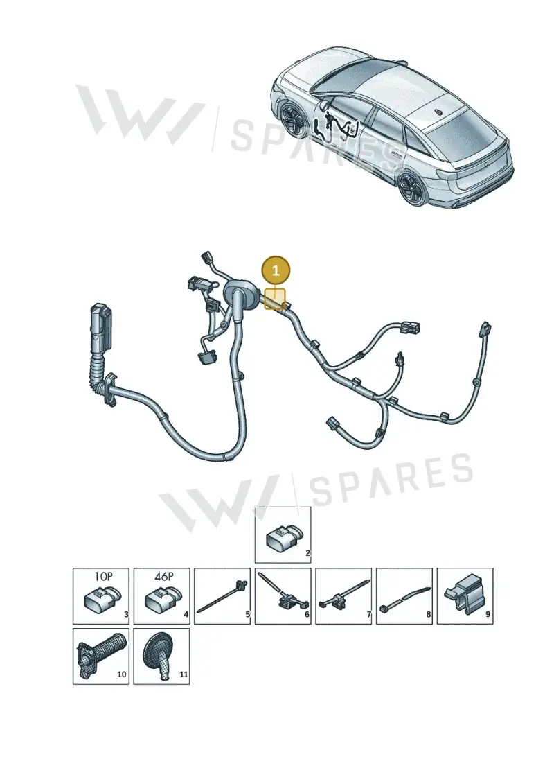 14A971120AD — Volkswagen ID.7 (2023-2025) diagram 14b972300, position 1