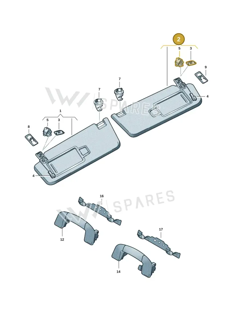 14B8575522UV — Volkswagen ID.7 (2023-2025) diagram 14b857500, position 2